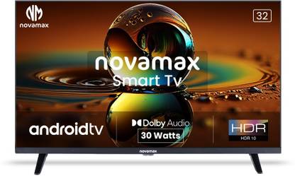novamax 80 cm (32 inch) Full HD LED Smart Android TV with HDR & Dolby Atmos