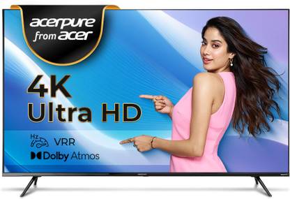 acerpure Swift TV by Acer (2024 Series) 164 cm (65 inch) Ultra HD (4K) LED Smart Google TV with Bezel-Less | Google OS | VRR | ALLM | Dolby ATMOS
