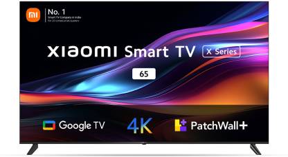 Mi X Series 163.9 cm (65 inch) Ultra HD (4K) LED Smart Google TV 2023 Edition with 4K Dolby Vision | HDR 10 | Dolby Audio |,DTS X | DTS Virtual: X | Vivid Picture Engine