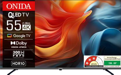 ONIDA 138 cm (55 inch) QLED Ultra HD (4K) Smart Google TV