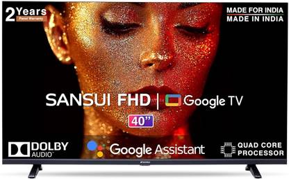 Sansui 101.6 cm (40 inch) Full HD LED Smart TV with Zen Panel Dolby Audio
