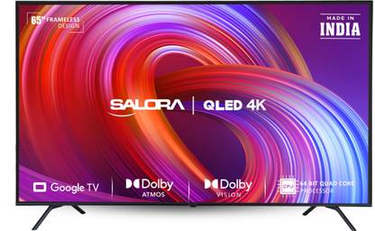 Salora X1 Series 164 cm (65 inch) QLED Ultra HD (4K) Smart Google TV
