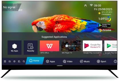 LIMEBERRY 140 cm (55 inch) Ultra HD (4K) LED Smart Android TV with Additional Voice Remote