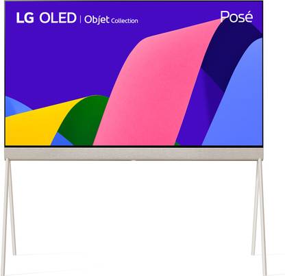 LG Pose Objet Collection 121 cm (48 inch) OLED Ultra HD (4K) Smart WebOS TV Alpha9 AI Processor 4K Gen5, Dolby Vision IQ, Dolby Atmos, 120 Hz Refresh Rate, Game Optimizer, Magic Remote Control, 5-Year Guaranteed with New OS Experience