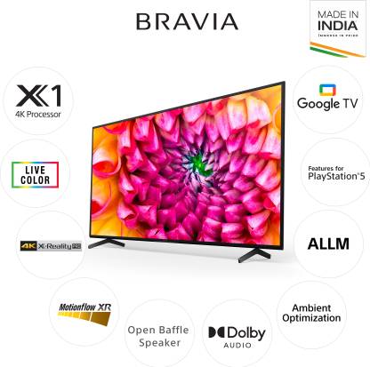 SONY Bravia X74L 163.9 cm (65 inch) Ultra HD (4K) LED Smart Google TV