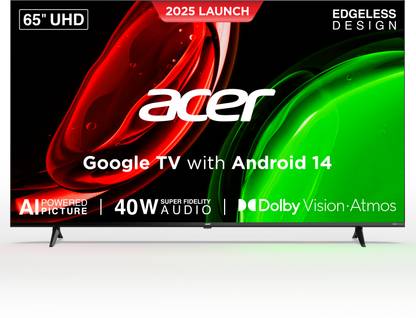 Acer Ultra I Series 163.8 cm (65 inch) Ultra HD (4K) LED Smart Google TV 2025 Edition