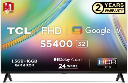 TCL 80.04 cm (32 inch) Full HD LED Smart Google TV with Google Assistant