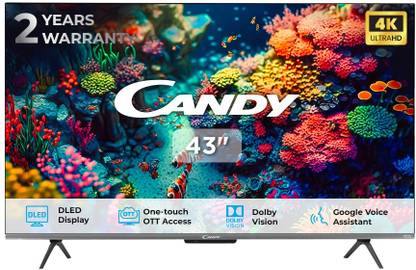 CANDY 109 cm (43 inch) Ultra HD (4K) LED Smart Google TV