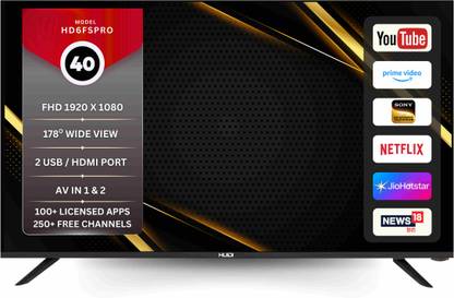 HUIDI 100 cm (40 inch) Full HD LED Smart Android TV