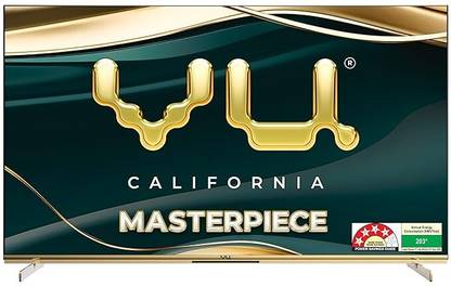 Vu 2025 Frame Series 164 cm (65 inch) QLED Ultra HD (4K) Smart Google TV with 124 Watts Sound | 800 Nits Brightness| 3 Years Warranty