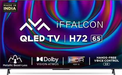 iFFALCON by TCL H72 164 cm (65 inch) QLED Ultra HD (4K) Smart Android TV with Android 11