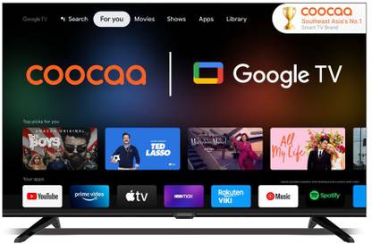 Coocaa Frameless 80 cm (32 inch) HD Ready LED Smart Google TV with HDR 10 Dolby Audio and Eye care technology