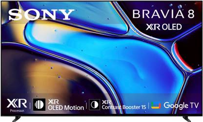 SONY BRAVIA 8 138.8 cm (55 inch) OLED Ultra HD (4K) Smart Google TV with Advanced AI Processor XR, Studio Calibrated, Dolby Vision Atmos