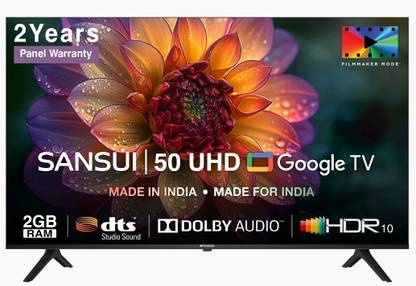 Sansui 80 cm (32 inch) Ultra HD (4K) LED Smart Google TV 2025 Edition
