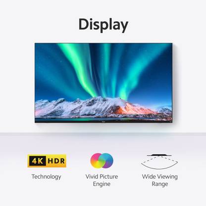 REDMI by Xiaomi 108 cm (43 inch) Ultra HD (4K) LED Smart FireTv OS 7 TV 2023 Edition with 12000+ Apps| Alexa Voice Control |AirPlay 2 |HDR 10 with HLG |Vivid Picture Engine | Dolby Audio | DTS:HD|DTS Virtual: X