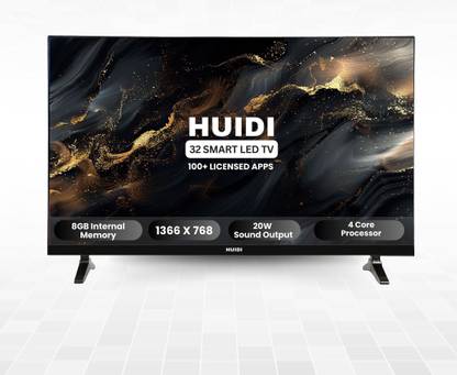 HUIDI 80 cm (32 Inch) HD Ready LED Smart Android Based TV with Game Mode