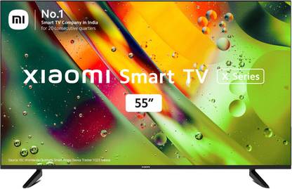 Mi X Series 138 cm (55 inch) Ultra HD (4K) LED Smart Android TV 2022 Edition with Dolby Vision & 30W Dolby Audio (2022 Model) at Rs. 36999