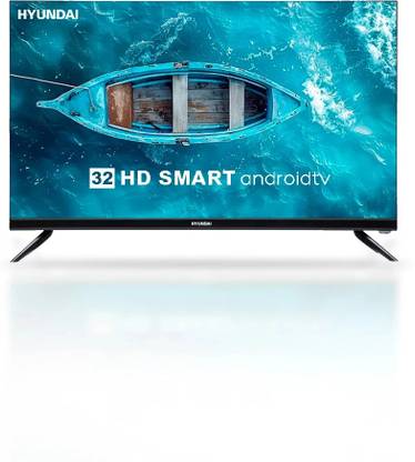 Hyundai SHY32HBN06R4 80 cm (32 inch) Full HD LED Smart Android TV 2024 Edition with Android 11 I (512 + 4 GB Ram) Metallic Bezel Less and Chromecast built-in