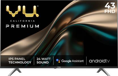 Vu Premium 108 cm (43 inch) Full HD LED Smart Android TV