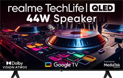 realme TechLife CineSonic Q 165 cm (65 inch) QLED Ultra HD (4K) Smart Google TV