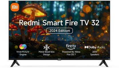 REDMI 80 cm (32 inch) HD Ready 3D LED Smart Fire TV with Fire OS 7 | Supported Apps: Video | Netflix