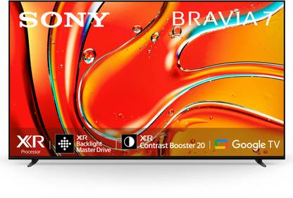SONY BRAVIA 7 138.8 cm (55 inch) Ultra HD (4K) Mini LED Smart Google TV with Advanced AI Processor XR, Studio Calibrated, Dolby Vision Atmos