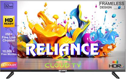 Reliance 80 cm (32 inch) HD Ready LED Smart Android TV 2025 Edition with Cloud Base TV