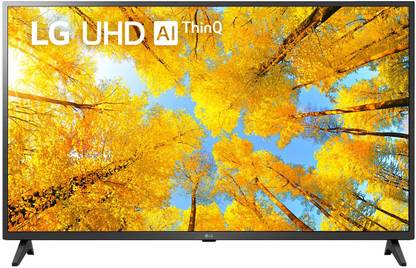 [For Flipkart Axis Bank Card] LG UQ7550 108 cm (43 inch) Ultra HD (4K) LED Smart WebOS TV 2023 Edition  (43UQ7550PSF)
