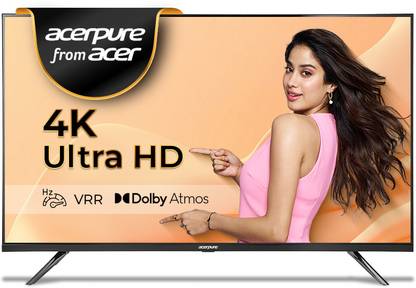 acerpure TV by Acer (2024 Series) 108 cm (43 inch) Ultra HD (4K) LED Smart Google TV with Bezel-Less | Google OS | VRR | ALLM | Dolby ATMOS