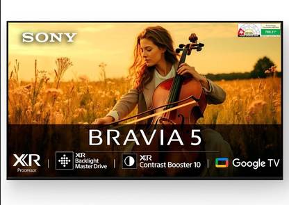SONY BRAVIA 5 247.7 cm (98 inch) Ultra HD (4K) Mini LED Smart Google TV 2025 Edition