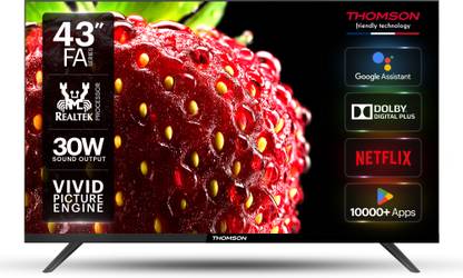 Thomson FA Series 108 cm (43 inch) Full HD LED Smart Android TV with Dolby Digital Plus & Android 11
