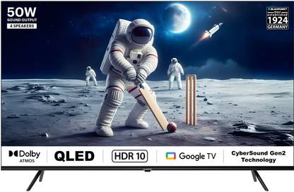 Blaupunkt Dot 108 cm (43 inch) QLED Ultra HD (4K) Smart Google TV with 50W Sound Output HDR 10 | | DTS Trusurround | Assistant | Dual Band Wi-Fi