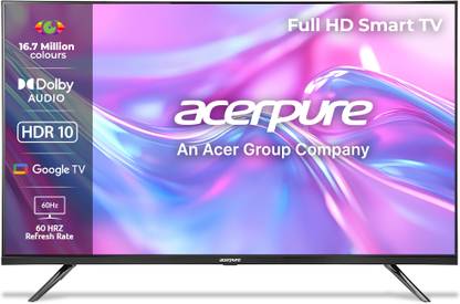 acerpure Aspire TV by Acer (2024 Series) 108 cm (43 inch) Full HD LED Smart Google TV with Google OS | Dolby Audio | 2GB RAM