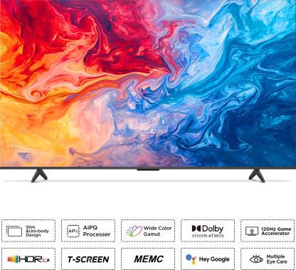 TCL P71B Pro 189 cm (75 inch) QLED Ultra HD (4K) Smart Google TV Hands Free Voice Control |Dolby Vision- Atmos | DTS Virtual : X, ONKYO 2.1ch |120Hz Game Accelerator (75P71B Pro)