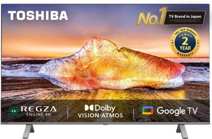 [For Canara Card or CITI/YES Bank Credit Cards EMI] TOSHIBA C350MP 139 cm (55 inch) Ultra HD (4K) LED Smart Google TV 2023 Edition with Dolby Vision Atmos and REGZA Engine  (55C350MP)