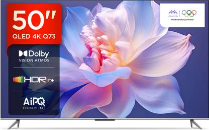 iFFALCON by TCL 126 cm (50 inch) QLED Ultra HD (4K) Smart Google TV with Dolby Atmos Vision | HDR10