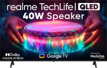 realme TechLife CineSonic Q 139 cm (55 inch) QLED Ultra HD (4K) Smart Google TV