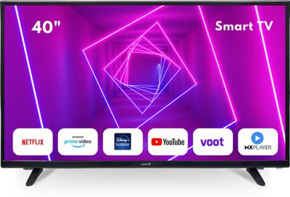 InnoQ Thunder Audio Edition 100 cm (40 inch) Full HD LED Smart Android Based TV with Mobile Cast - Super Bright Display - With Wallmount