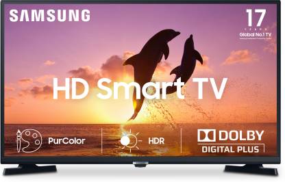 SAMSUNG 80 cm (32 Inch) HD Ready LED Smart Tizen TV with Bezel-free Design
