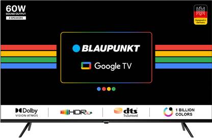 Blaupunkt CyberSound G2 Series 126 cm (50 inch) Ultra HD (4K) LED Smart Google TV 2023 Edition with Dolby Vision & 60W Sound Output  (50CSGT7022) at Rs. 23499