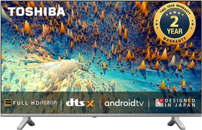 TOSHIBA V35KP 108 cm (43 inch) Full HD LED Smart Android TV with DTS Virtual X