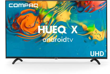 [For Federal Bank Credit Card] Compaq 109 cm (43 inch) Ultra HD (4K) LED Smart Android TV 2022 Edition with 2GB RAM,Dolby Audio,WCG+,HDR 10,ESE  (CQV43AX1UD)