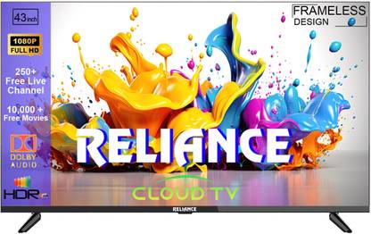 Reliance 108 cm (43 inch) Full HD LED Smart Android TV 2025 Edition with Cloud Base TV