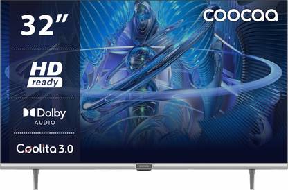 Coocaa 80 cm (32 inch) HD Ready LED Smart Coolita TV with Dolby Audio and Eye Care Technology