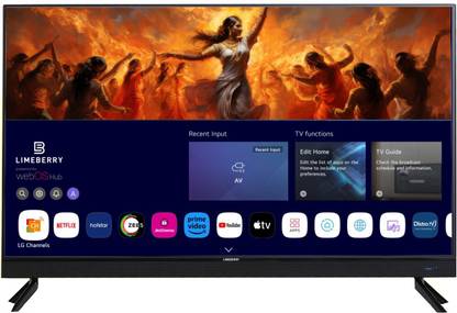 LIMEBERRY 140 cm (55 inch) Ultra HD (4K) LED Smart WebOS TV with Additional Voice Remote