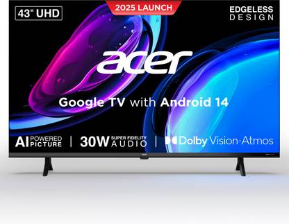 Acer Ultra I Series 108 cm (43 inch) Ultra HD (4K) LED Smart Google TV 2025 Edition