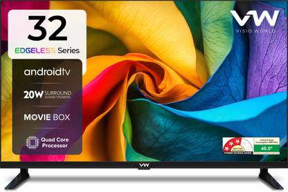 VW 80 cm (32 inch) HD Ready LED Smart Android TV