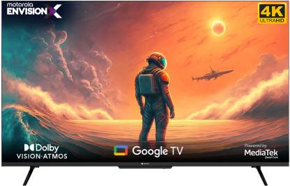 MOTOROLA EnvisionX 178 cm (70 inch) Ultra HD (4K) LED Smart Google TV with Inbuilt Box Speakers