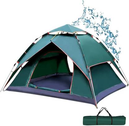 AASHRO MALL Portable Tent For Camping 5-10 Minutes Easy Setup Ideal For 6-7 Persons Tent - For camping, picninc, tour, hiking