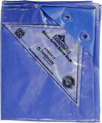 Tandhan Ecopaulin Cross Laminated Multilayer Eco-friendly 6 x 6 FT tarpaulin Sheet Tent - For Heavy Duty Waterproof Poly Tadpatri 200 Gsm Plastic Cover Tharpai, Thadika, Tarp